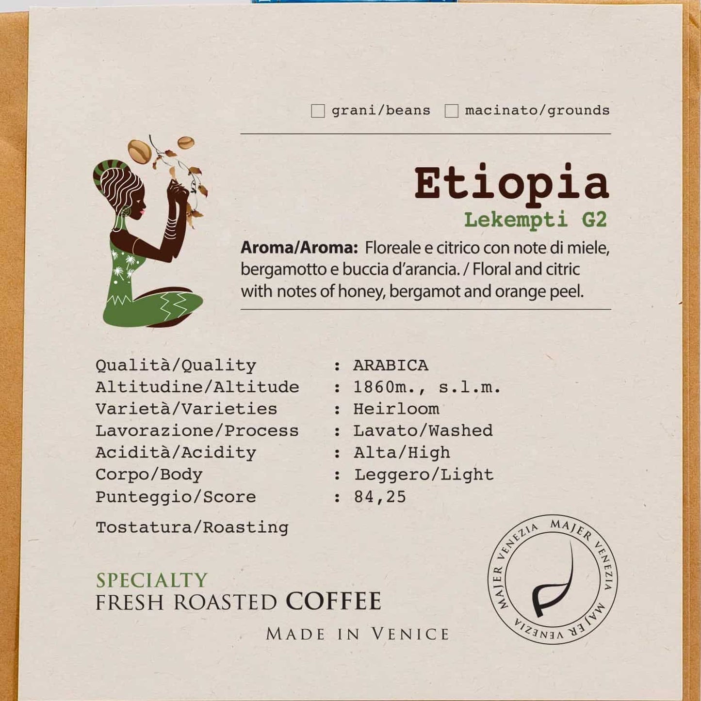 Caffè Etiopia Lekempti G2